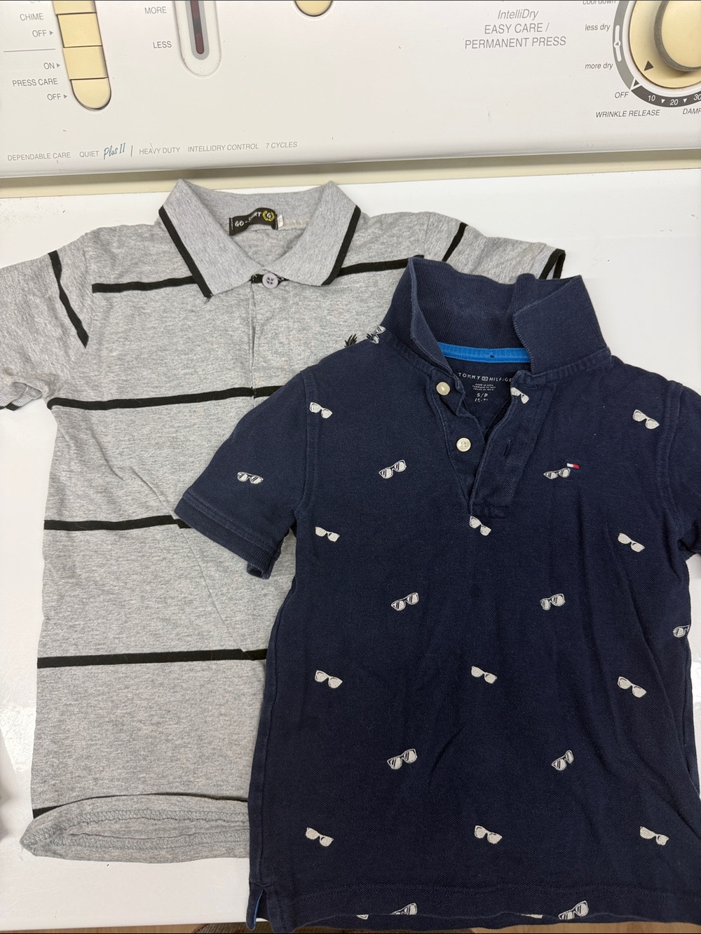 Tommy Hilfiger Navy Polo with Sunglasses Embroidery